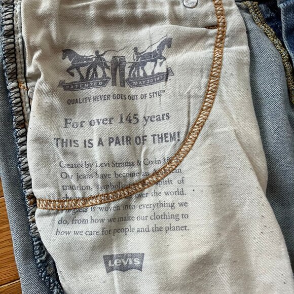 Men's Levi’s 541 Athletic Taper – 33x30 stretch summer weight - Picture 8 of 8